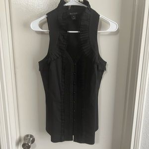 White House Black Market Black Sleeveless top